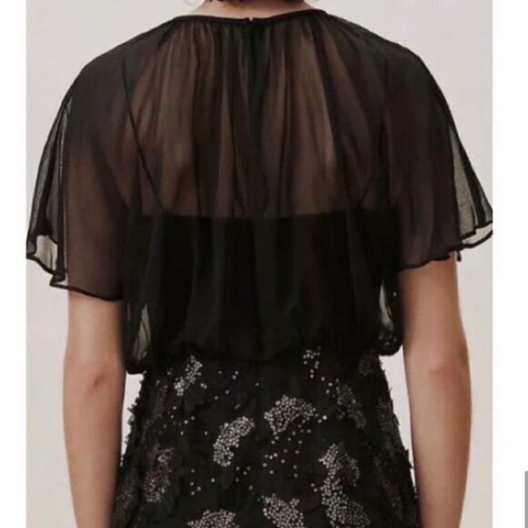 NWT Aidan Mattox × BHLDN Addiena 6
Chiffon Blouson Maxi Dress Gown - Picture 2 of 9